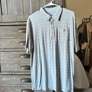 Free Fly Men's Stripped Polo